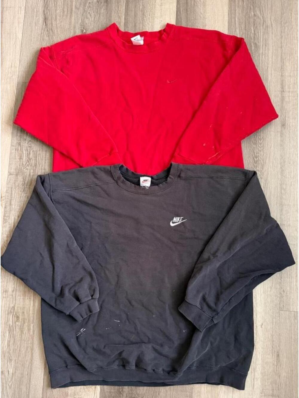 Vintage 90s Nike black & red sweatshirt bundle sz XXL #bundle #athletic